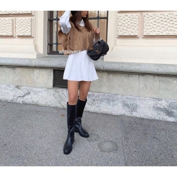 NWT Zara Cable Knit Sweater Vest - Picture 3 of 12